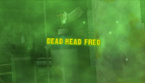 Dead Head Fred title screen for PSP